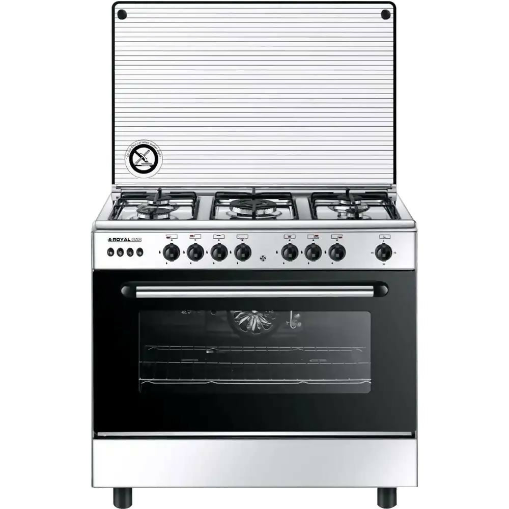 رويال بيست بوتاجاز غاز 90 سم 5 شعلات لون أسود * فضي NL90-E-SS-MV. رويال بيست بوتاجاز غاز 90 سم 5 شعلات لون أسود * فضي NL90-E-SS-MV.